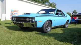 1970 American Motors AMC AMX 390 CI V8 Go Pack in Big Bad Blue on My Car Story with Lou Costabile