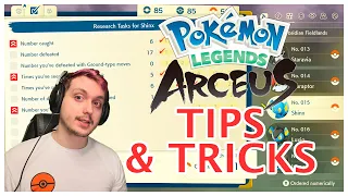 How To Quickly and Easily Complete Research Tasks ~ Pokémon Legends: Arceus