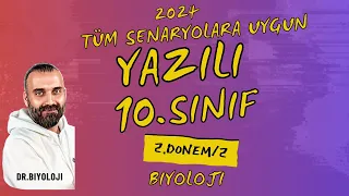 10.Sınıf Biyoloji 2.Dönem 2.Yazılı | Senaryo Odaklı + PDF | 2023-2024