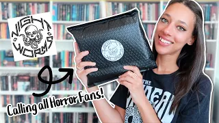 My New Favorite Horror Book Subscription Box! || Unboxing Nightworms