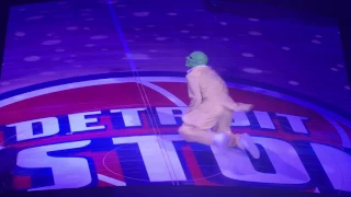 Pistons Entertainment Halftime 2/3/17 "The Mask"