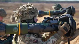 UK and Lithuanian troops conduct anti tank live fire training - HUNTER 2022