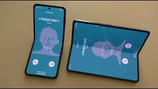 Samsung Galaxy Z Flip3 vs Z Fold3 Fake Incoming Calls