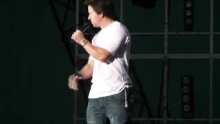 Mark Wahlberg introducing NKOTBSB at Fenway Park