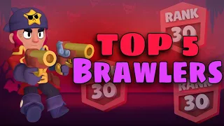 TOP 5 Easiest Brawlers To Push On Solo