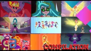 Equestria Girls Season 1-All Transformation (Compilation)