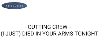 Cutting Crew - (I Just) Died In Your Arms Drum Score