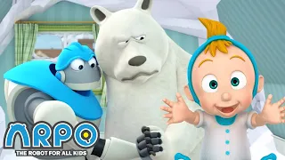 Arpo the Robot | POLAR BEAR ATTACK +MORE FULL EPISODES | Compilation | Funny Cartoons for Kids