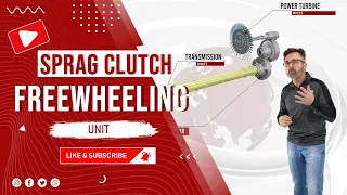 Sprag clutch freewheeling unit
