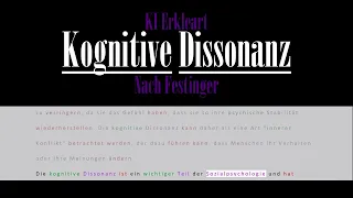 KI Erkleart - Kognitive Dissonanz (nach Festinger)