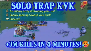 +3 Million Kills In 4 Minutes!🥵🥵 Solo Trap KvK | Solo Trap Vs Titans | Lords Mobile