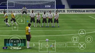 How to score a free kick goal in pes 2021 psp