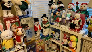 Gemmy Spinning Snowflake Snowman Collection (As Of 2022)