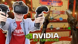 SUPER REALISTIC VR EXPERIENCE! | Nvidia VR Funhouse  (HTC Vive Gameplay)
