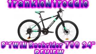 B'TWIN ROCKRIDER 700 24" MOUNTAIN BIKE REVIEW (DECATHALON)