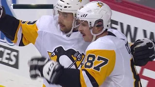 Crosby's slick backhander vs Jets 11/27/18