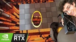 WOW - Next Gen PC Gaming Is HERE! 😦 Portal RTX Ray Tracing, RTX 4090 - Max Settings!