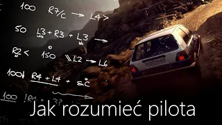 Jak rozumieć pilota w grach rajdowych (DiRT Rally 2.0, WRC Generations itd.)