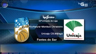 L.ACB 14/15 J32 RíoNatura_Monbús OBRADOIRO Vs Unicaja CB.MÁLAGA