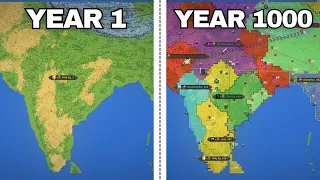 1000 YEARS in INDIA - WorldBox Timelapse