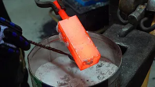 Process of Making Damascus for camping, fishing, and leisure.the best blacksmith in Korea