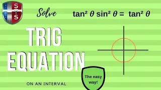 How to solve trigonometric equations on an interval