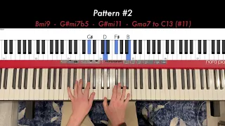 1 Minute Piano - Modern Progressions: Haitus Kaiyote "Red Room"