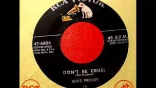 Elvis Presley - Don't Be Cruel, 1956 RCA Victor 45 record.