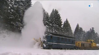 Vidéo impressionnante d’un déneigement dans la gare du Lioran