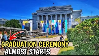 Graduation Ceremony Preparation. Торжественная церемония вручения дипломов выпускникам УрФУ 2022