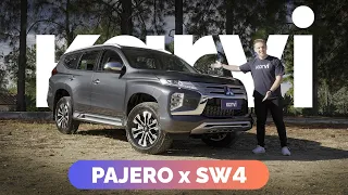 Mitsubishi PAJERO SPORT HPE S - COMPARATIVO com TOYOTA SW4