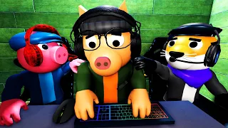 How Different Piggy Characters Rage At Games - Roblox Animation Meme