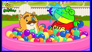 Water Balloon CHALLENGE! Fun Water Obstacle Course Activity for Kids