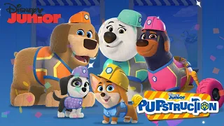 Pupstruction: Construction Tv Show Compilation - Fun Disney Junior Games For Kids