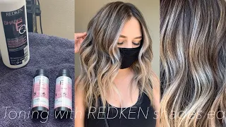 Toning with Redken Shades EQ | Blonde Balayage