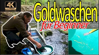Goldwaschen für Beginner - Der Einstieg ins Hobby #Goldschürfen #Goldwaschen #Gold