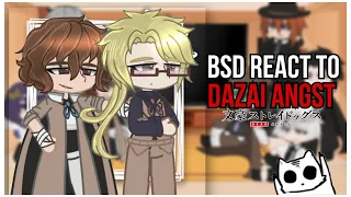 bsd react to dazai angst -Kunikidazai-no breaks-🔎💛