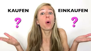 GERMAN FAQ: The difference between KAUFEN and EINKAUFEN 🛍🛍🛍