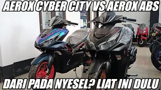 NEW AEROX CYBER CITY 2024 VS AEROX ABS BLACK 2024