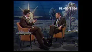 Roger Willemsen bei Sternstunde Philosophie (Macht das Fernsehen dumm?, 01.02.04, SF1)