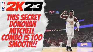 This SECRET Donovan Mitchell SIGNATURE MOVE captures his signature style in NBA 2K23!!