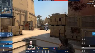 Zywoo Unbelievable Pistol Clutch (9hp) in Map 5 of IEM Beijing 2020 Grand Final