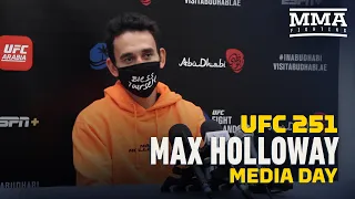 UFC 251: Max Holloway Media Day Scrum - MMA Fighting