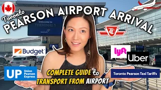 Transportation from Pearson International Airport ✈️ 5 options to plan your trip!