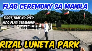 YORME FLAG RAISING CEREMONY SA LUNETA | MANILA UPDATE