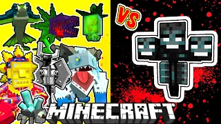 Wither Vs. Mowzie's Mobs in MInecraft