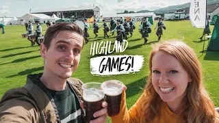 Our First SCOTTISH HIGHLAND GAMES!! (Cowal Gathering, Dunoon, Scotland)