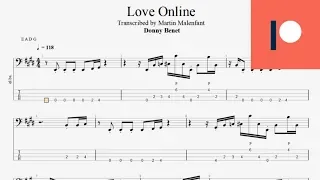 Donny Benét - Love Online (bass tab)