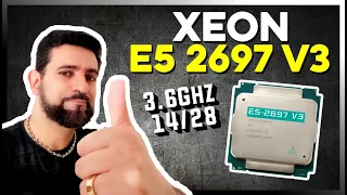 CHEGOU O XEON E5 2697 V3, TESTEI EM JOGOS COM A RX580 8GB 2048SP