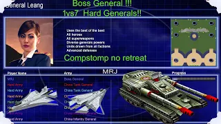 Boss General 1 vs 7 Hard Generals. (Compstomp no retreat)